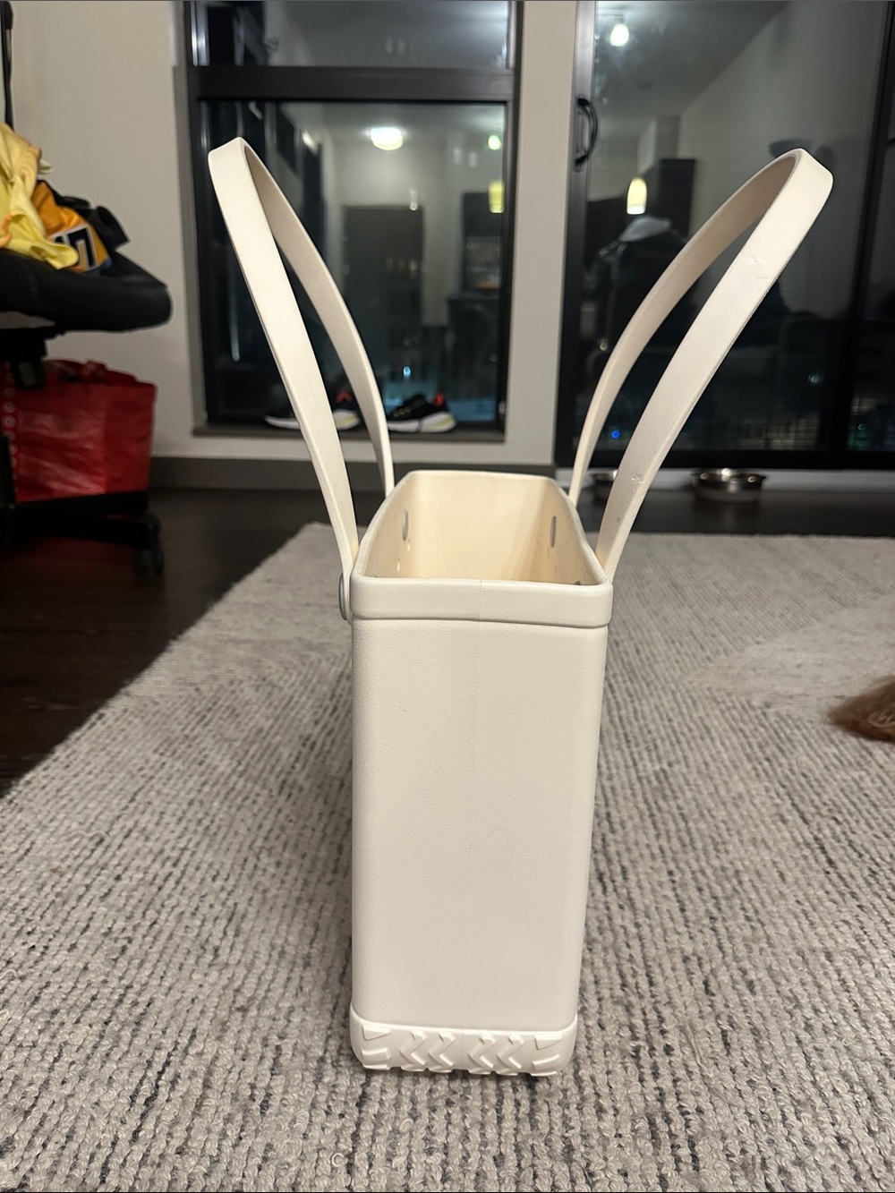 BOGG BAG White Tote with Perforated Design - Picture 2 of 4